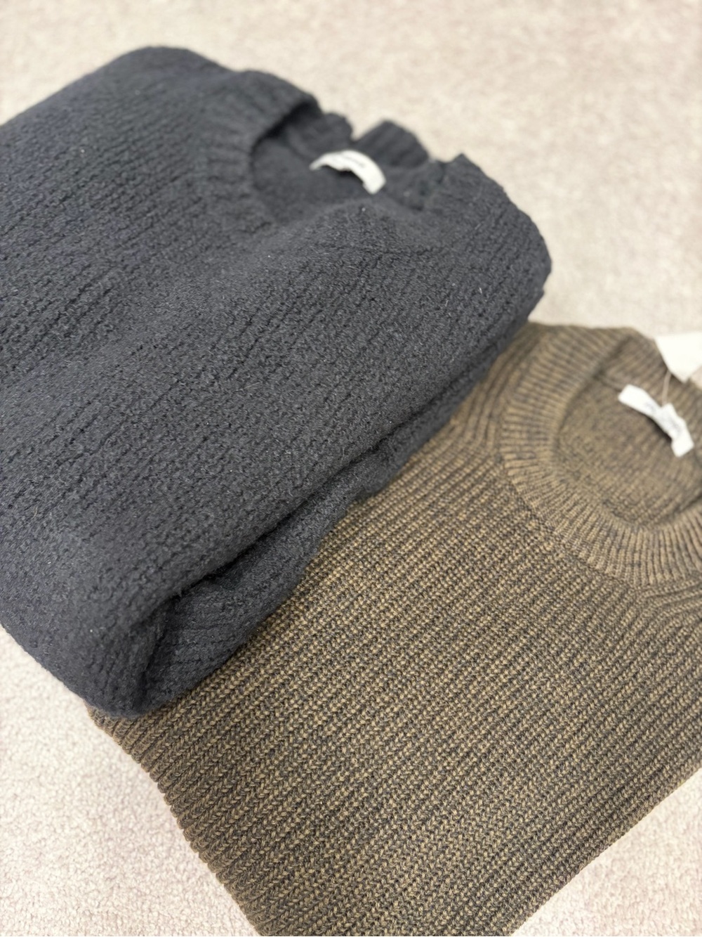 Bundles of 2 Men's Crewneck Sweater - Black and Olive
